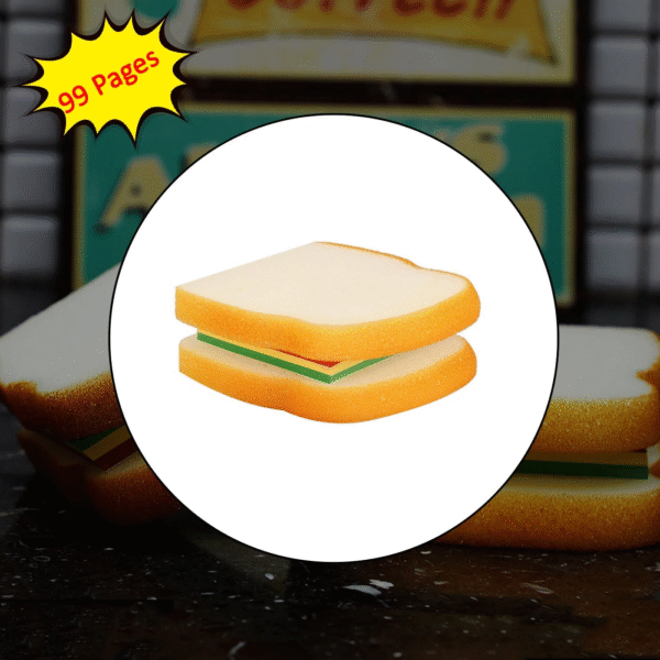 Sandwich Shaped Notepad with Sticky Notes - Image 5
