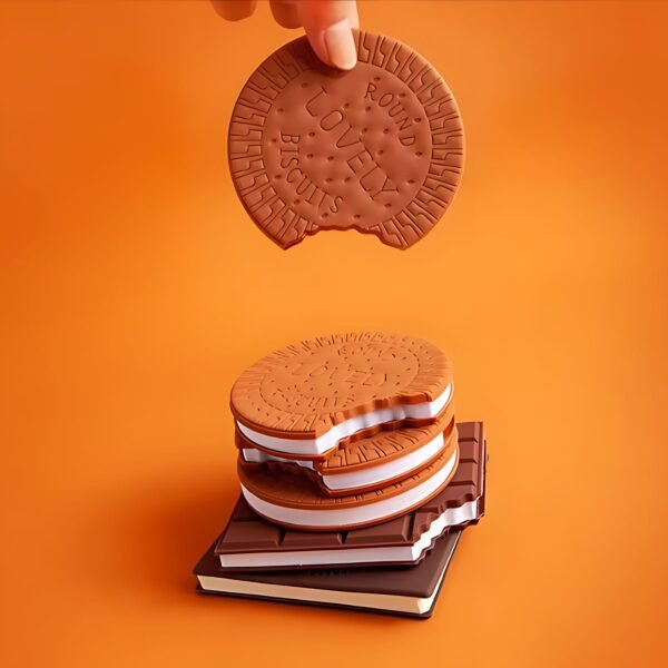 Round Biscuit-Scented Notebook - Image 4