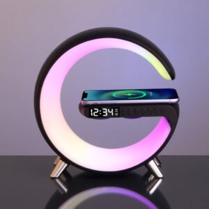 g shape lamp speaker charger
