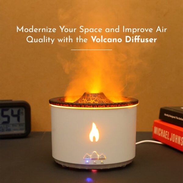 LavaGlow Diffuser – Volcano-Inspired LED Humidifier - Image 3