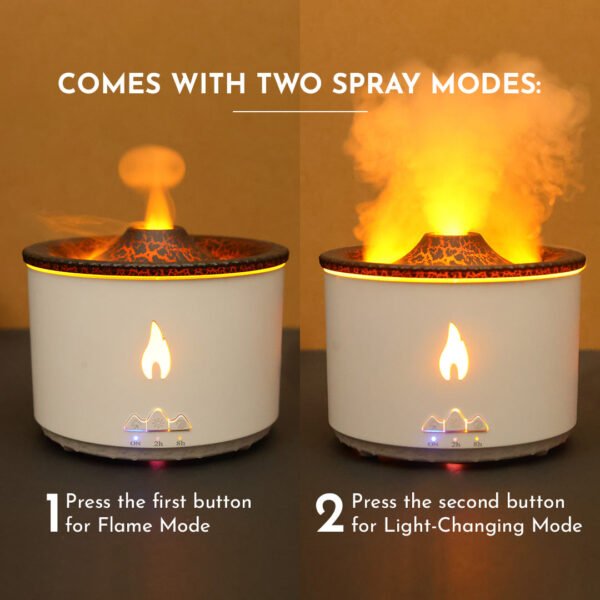 LavaGlow Diffuser – Volcano-Inspired LED Humidifier - Image 6