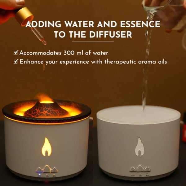 LavaGlow Diffuser – Volcano-Inspired LED Humidifier - Image 7
