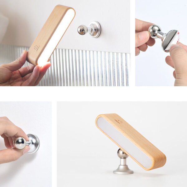 LumiWood Magnetic 360° LED Wall Lamp - Image 4