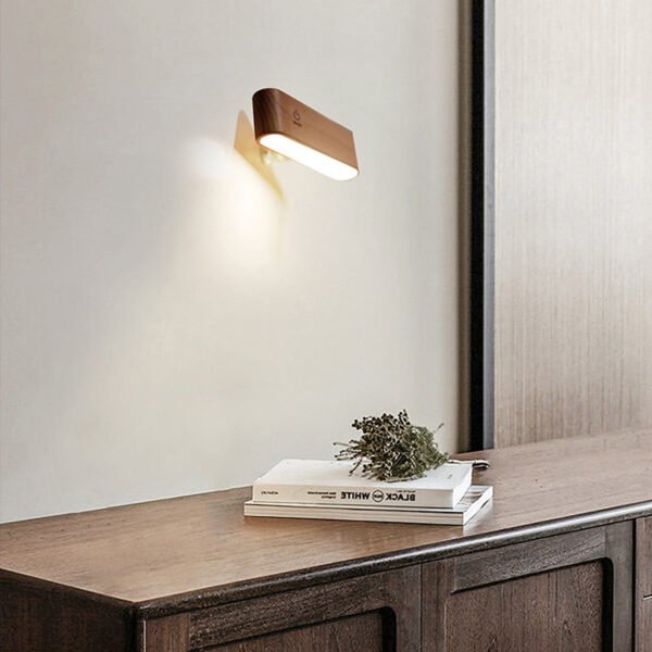 LumiWood Magnetic 360° LED Wall Lamp - Image 3