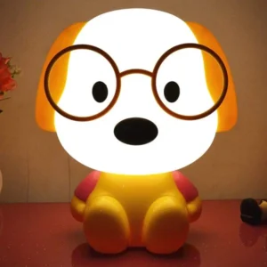 cute dog lamp