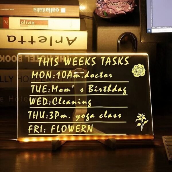 3D Acrylic LED Message Board - Image 2