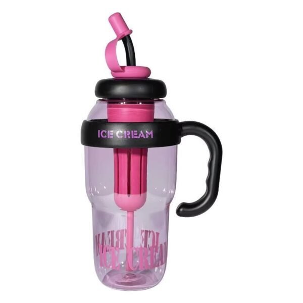 IceCreamTumbler – 1300ml Summer Bottle with Handle & Straw - Image 4