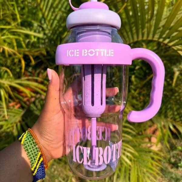IceCreamTumbler – 1300ml Summer Bottle with Handle & Straw - Image 7